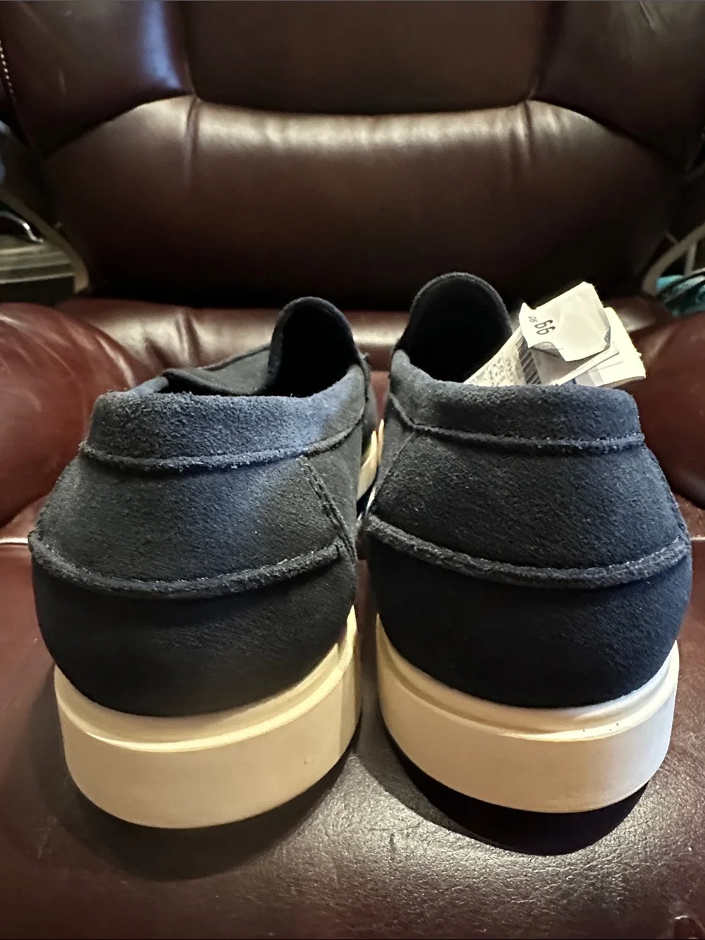 Men’s Zara Casual Leather Loafers - Picture 6 of 16